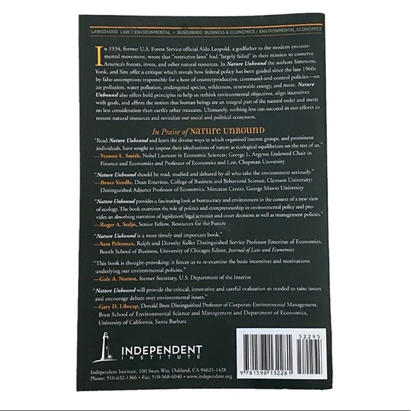 Nature Unbound paperback - Picture 2 of 2